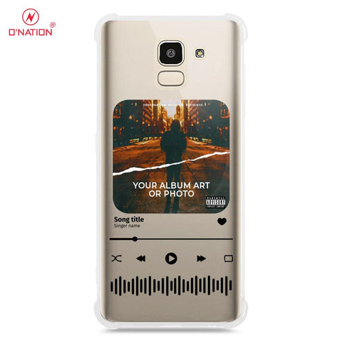 Samsung Galaxy J6 2018 Cover - Personalised Album Art Series - 4 Designs - Clear Phone Case - Soft Silicon Borders