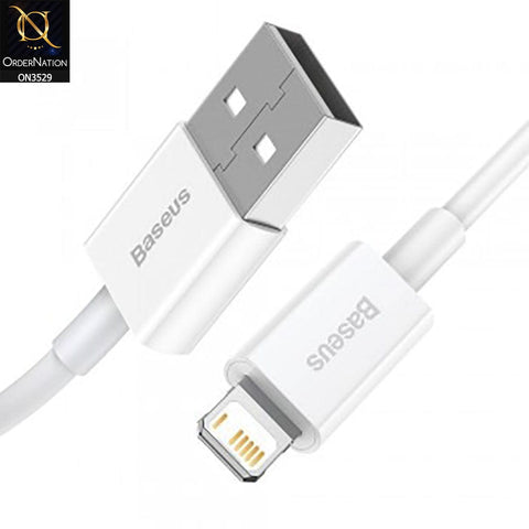 Baseus Superior Fast Charging iPhone Cable 2m 2.4A - White