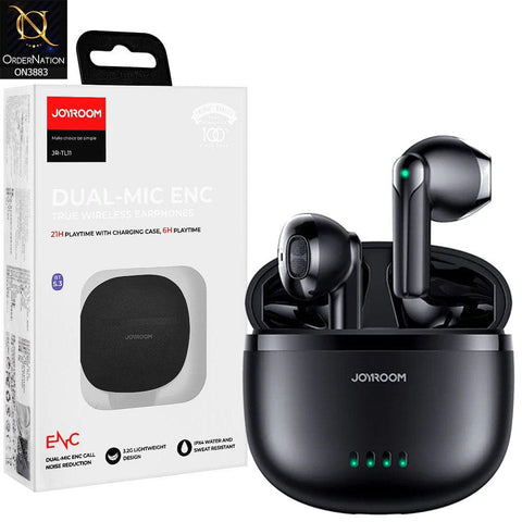 TL11 Dual-Mic ENC True Wireless Earphones - Black