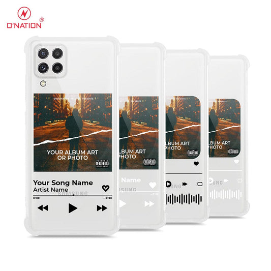 Samsung Galaxy M32 Cover - Personalised Album Art Series - 4 Designs - Clear Phone Case - Soft Silicon Borders