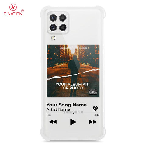 Samsung Galaxy M32 Cover - Personalised Album Art Series - 4 Designs - Clear Phone Case - Soft Silicon Borders