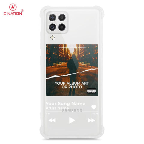 Samsung Galaxy M32 Cover - Personalised Album Art Series - 4 Designs - Clear Phone Case - Soft Silicon Borders