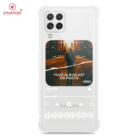Samsung Galaxy M32 Cover - Personalised Album Art Series - 4 Designs - Clear Phone Case - Soft Silicon Borders