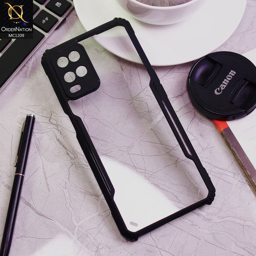 Oppo A54 4G Cover - Black - Hybrid Tpu Pc Case