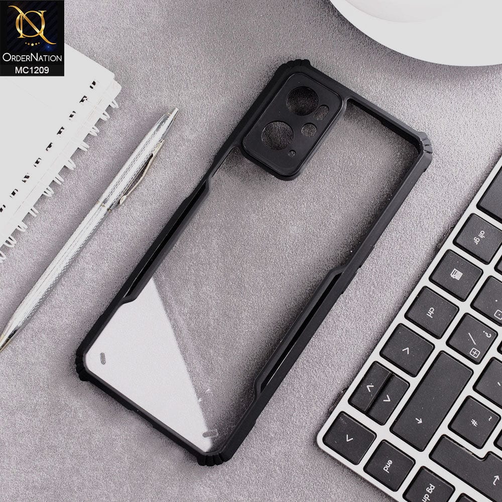 Oppo A76 Cover - Black - Hybrid Tpu Pc Case