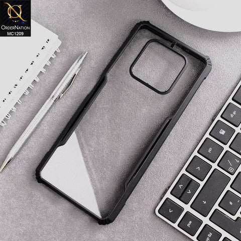 Tecno Camon 16 Premier Cover - Black - Hybrid Tpu Pc Case