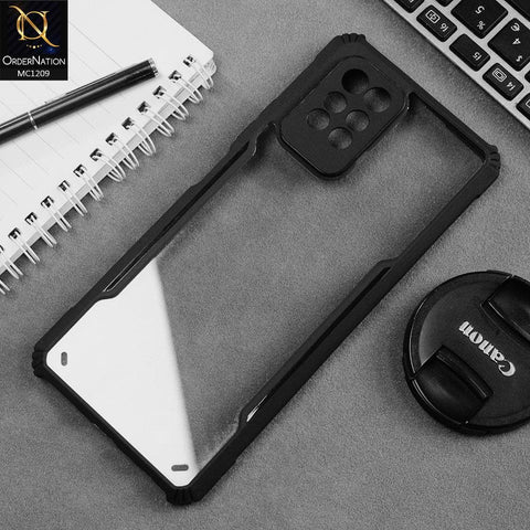 Infinix Note 10 Pro Cover - Black - Hybrid Tpu Pc Case