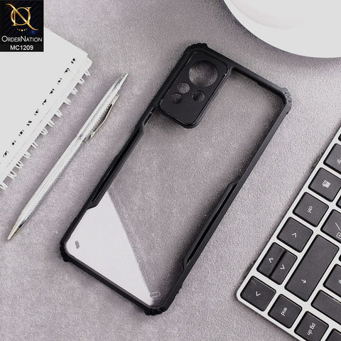 Infinix Note 11 Cover - Black - Hybrid Tpu Pc Case