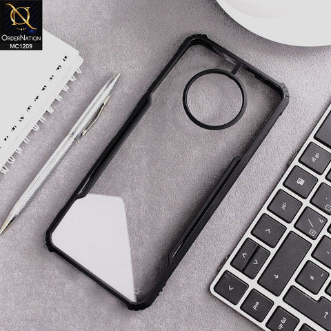 Infinix Note 7 Cover - Black - Hybrid Tpu Pc Case