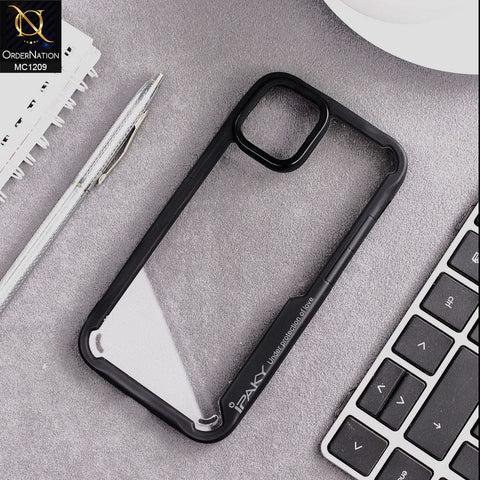 iPhone 12 Mini Cover - Black - Hybrid Tpu Pc Case