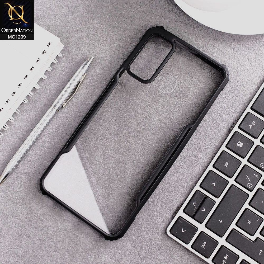 Infinix Note 7 Lite Cover - Black - Hybrid Tpu Pc Case