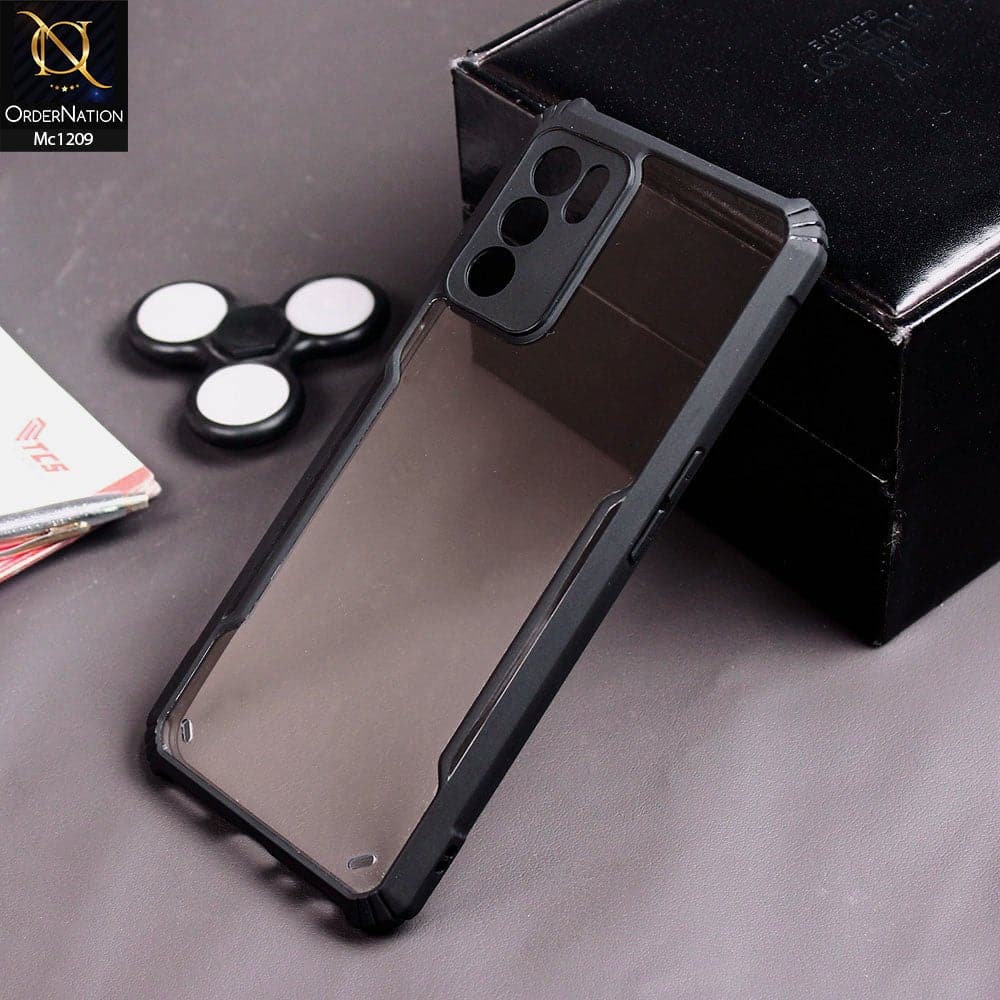 Oppo A16 Cover - Black - Hybrid Tpu Pc Case