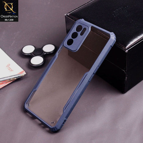 Oppo A16 Cover - Blue - Hybrid Tpu Pc Case