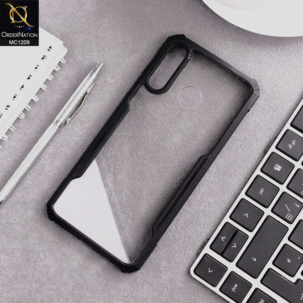 Huawei P30 lite Cover - Black - Hybrid Tpu Pc Case