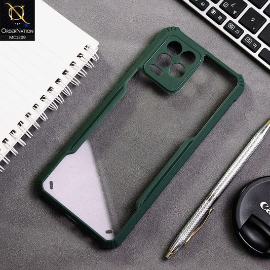 Realme 8 Pro Cover - Green - Hybrid Tpu Pc Case