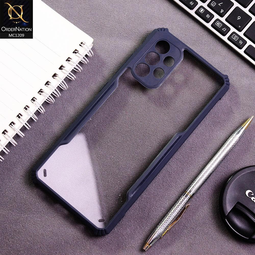 Samsung Galaxy A52s 5G Cover - Blue - Hybrid Tpu Pc Case