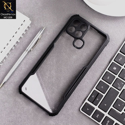 Infinix Smart 6 Cover - Black - Hybrid Tpu Pc Case