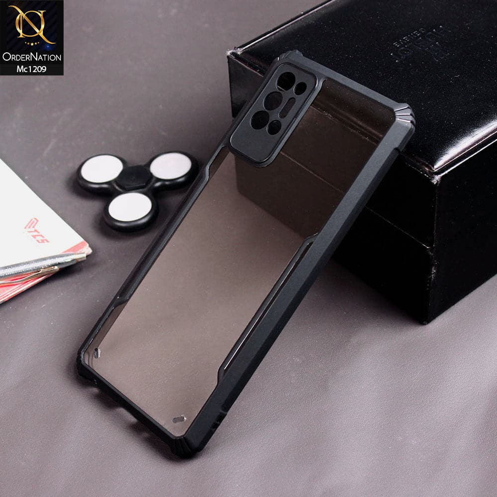 Tecno Pova 2 Cover - Black - Hybrid Tpu Pc Case