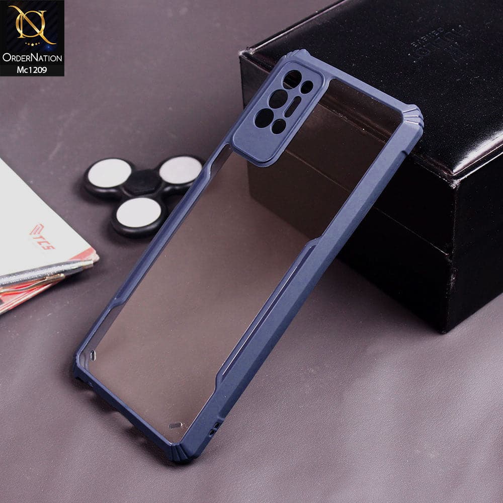 Tecno Pova 2 Cover - Blue - Hybrid Tpu Pc Case