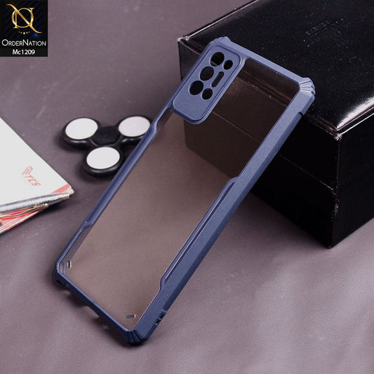 Tecno Pova 2 Cover - Blue - Hybrid Tpu Pc Case