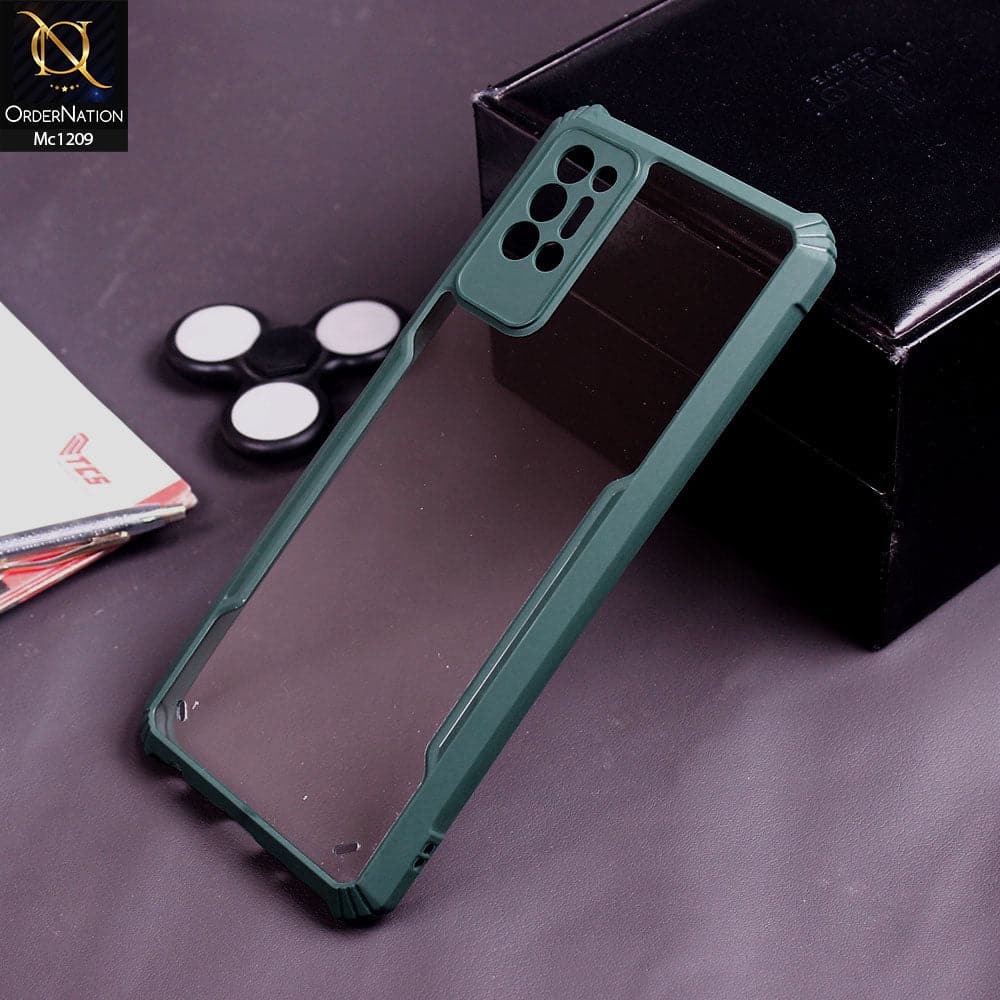 Tecno Pova 2 Cover - Green - Hybrid Tpu Pc Case