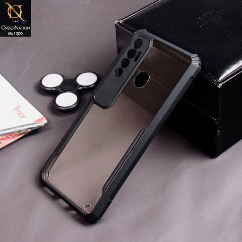 Tecno Spark 7P Cover - Black - Hybrid Tpu Pc Case