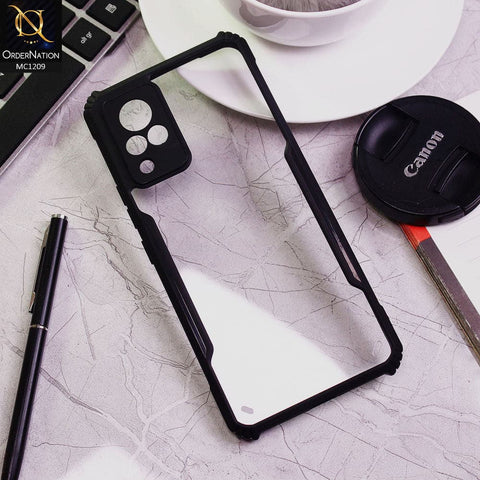 Vivo V21 Cover - Black - Hybrid Tpu Pc Case