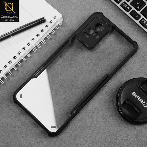 Vivo V20 Cover - Black - Hybrid Tpu Pc Case