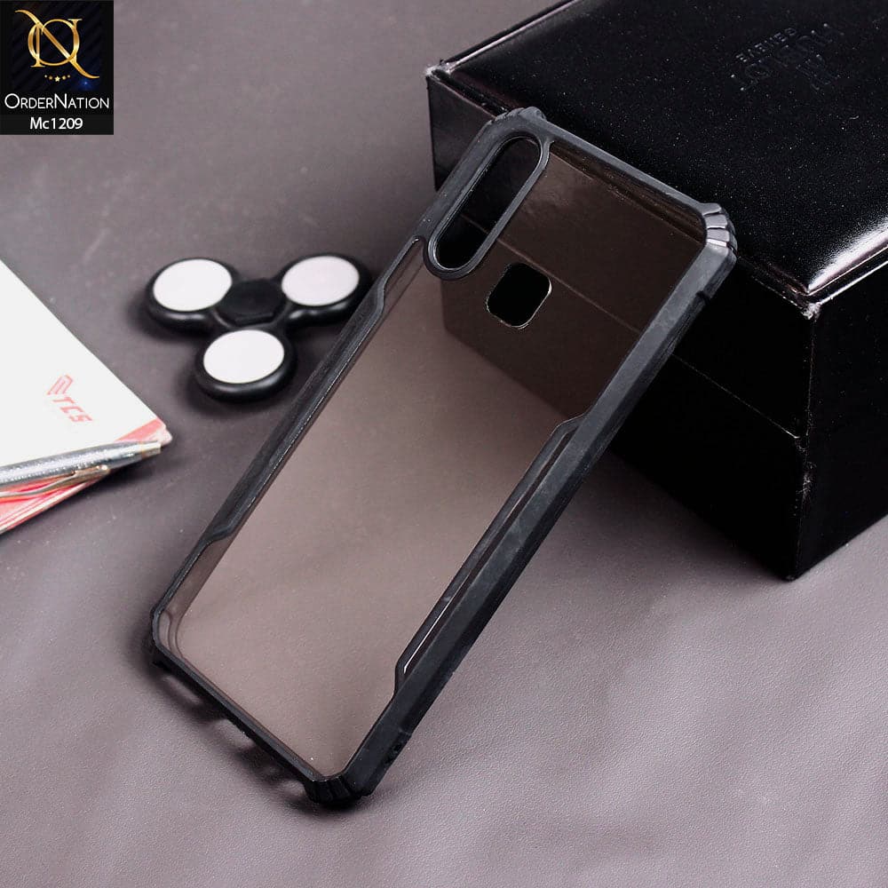 Vivo Y11 2019 Cover - Black - Hybrid Style Tpu Pc Case