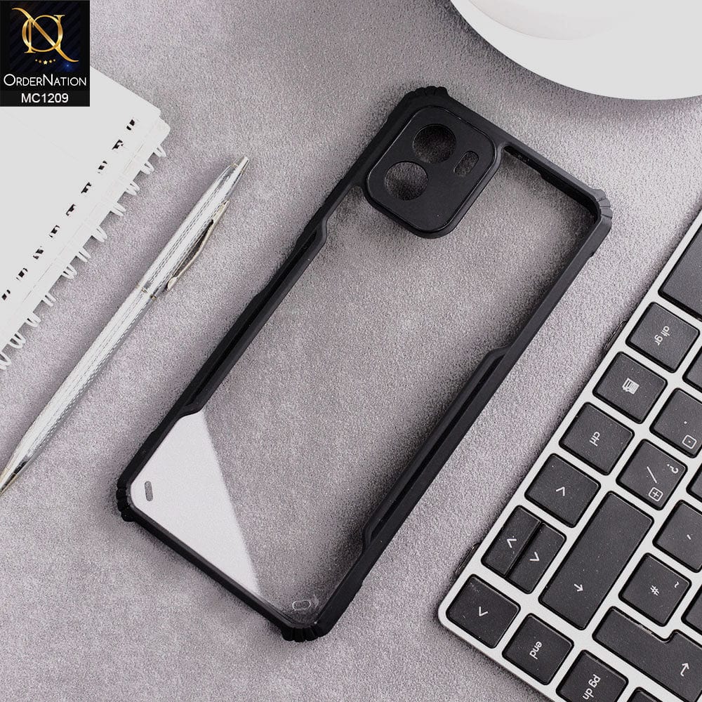 Vivo Y15s Cover - Black - Hybrid Tpu Pc Case