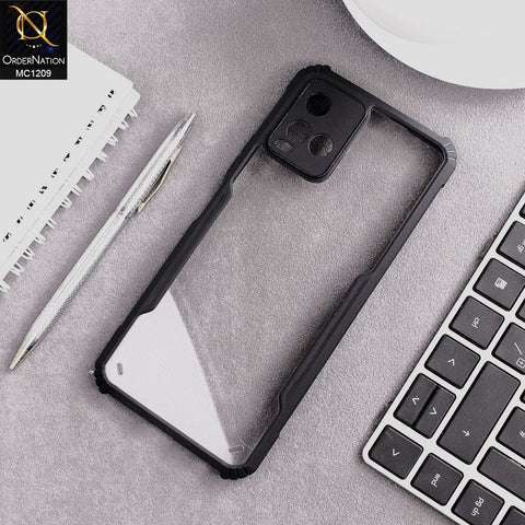 Vivo Y33s Cover - Black - Hybrid Tpu Pc Case