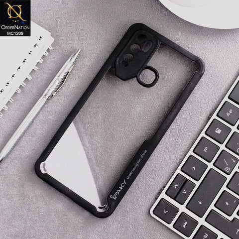 Vivo Y50 Cover - Black - Hybrid Tpu Pc Case