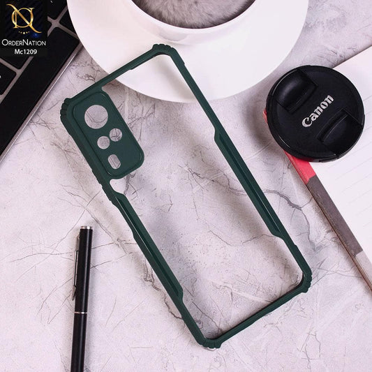 Vivo Y51 (2020 December) - Green - Hybrid Style Tpu Pc Case