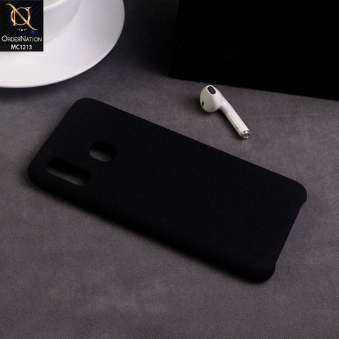 Samsung Galaxy A30 - Black - Soft Shockproof Sillica Gel Case