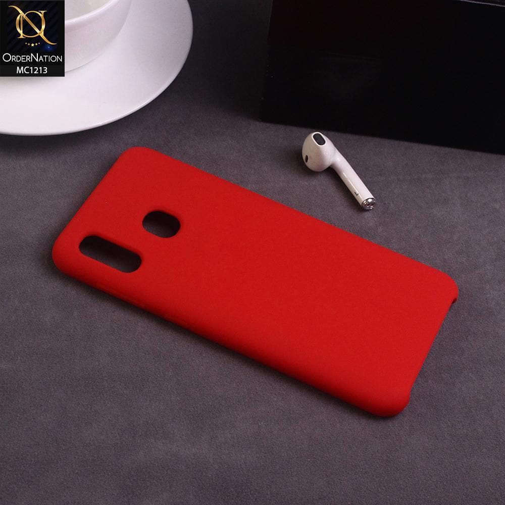 Samsung Galaxy A30 - Red - Soft Shockproof Sillica Gel Case