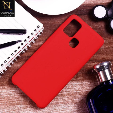 Samsung Galaxy A21s - Red - Soft Shockproof Sillica Gel Case