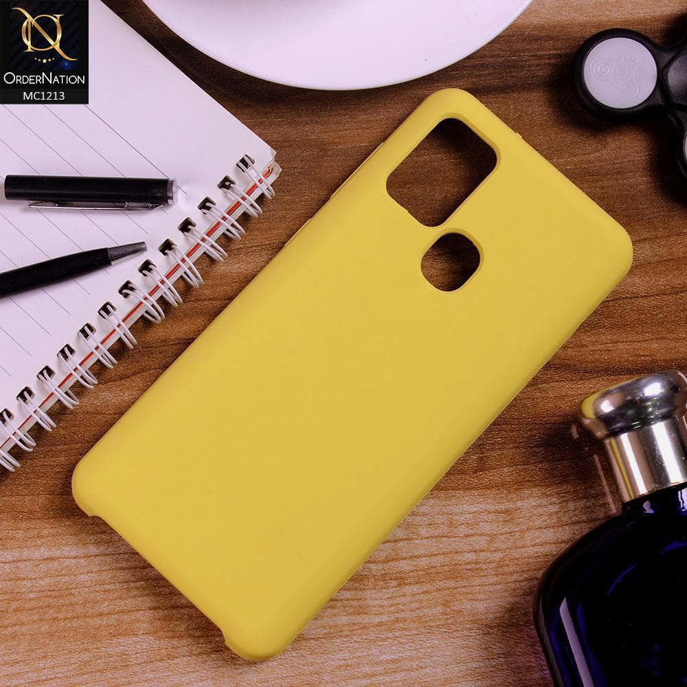 Samsung Galaxy A21s - Yellow - Soft Shockproof Sillica Gel Case