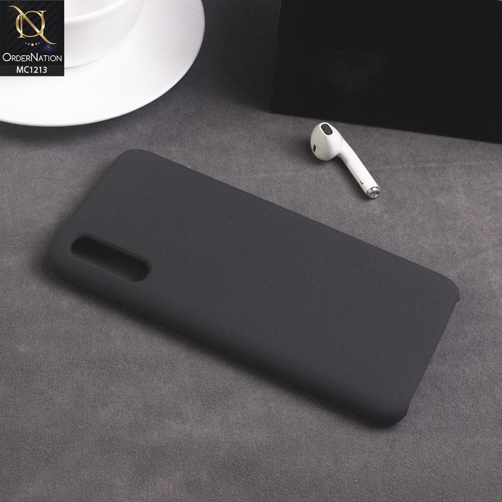 Samsung Galaxy A50 - Dark Gray - Soft Shockproof Sillica Gel Case
