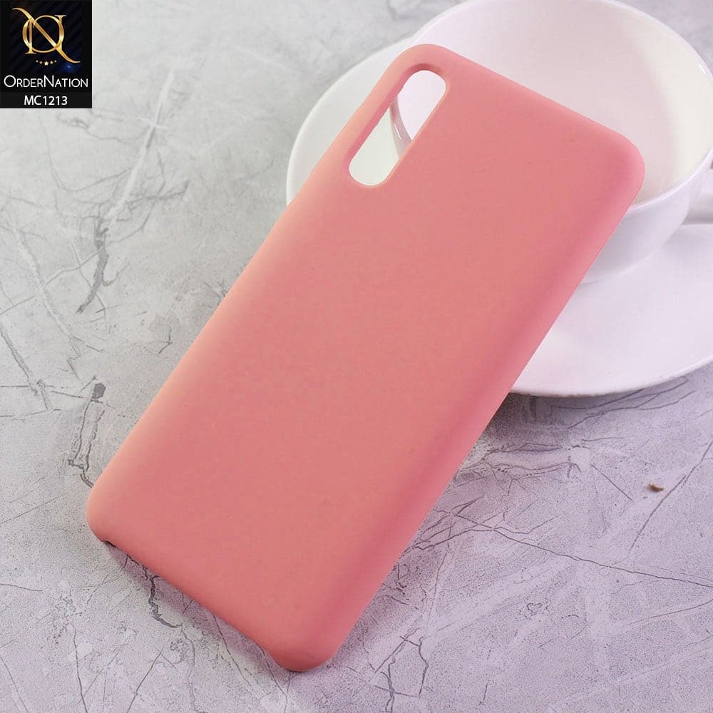 Samsung Galaxy A30s Cover - Peach - Soft Shockproof Sillica Gel Case