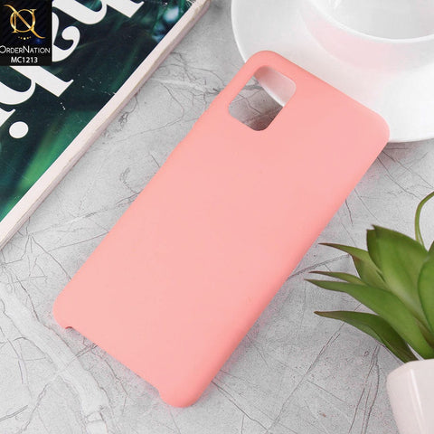 Samsung Galaxy A51 Cover - Peach - Soft Shockproof Sillica Gel Case