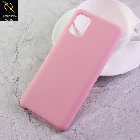 Samsung Galaxy A51 Cover - Pink - Soft Shockproof Sillica Gel Case