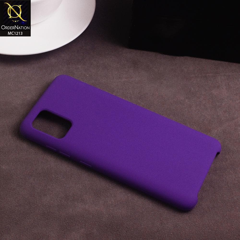 Samsung Galaxy A51 - Purple - Soft Shockproof Sillica Gel Case