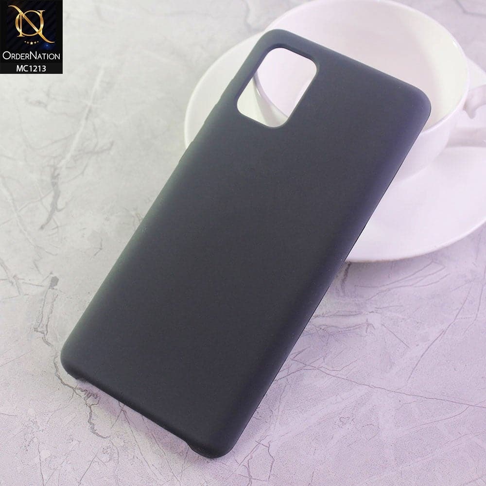 Samsung Galaxy A71 Cover - Dark Gray - Soft Shockproof Sillica Gel Case