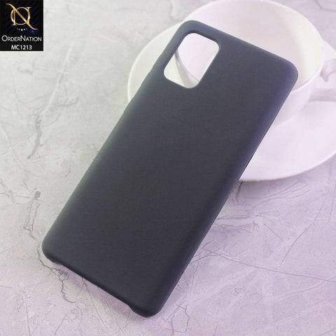 Samsung Galaxy A71 Cover - Dark Gray - Soft Shockproof Sillica Gel Case