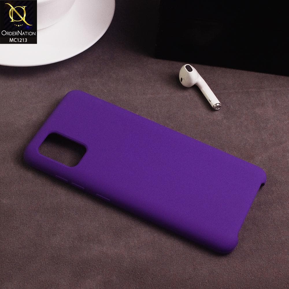 Samsung Galaxy A71 - Purple - Soft Shockproof Sillica Gel Case