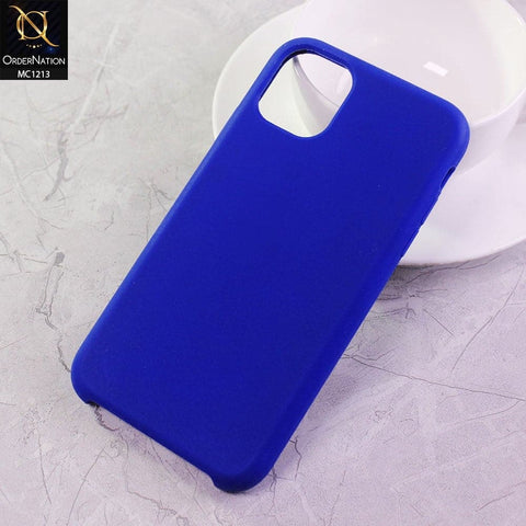 iPhone 11 Cover - Admiral Blue - Soft Shockproof Sillica Gel Case