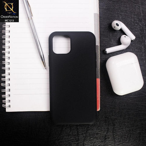 iPhone 11 - Black - Soft Shockproof Sillica Gel Case