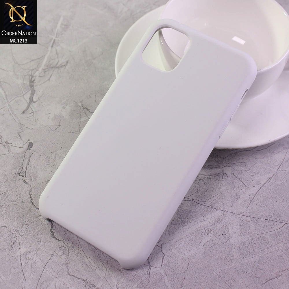 iPhone 11 Cover - White - Soft Shockproof Sillica Gel Case