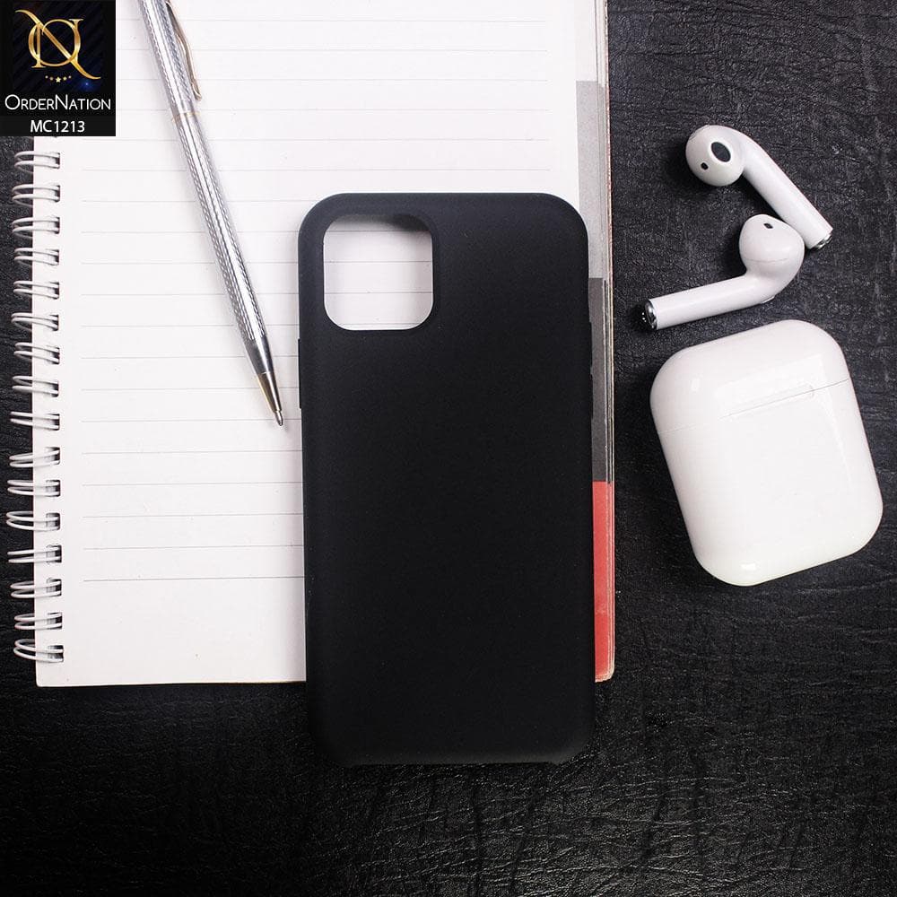 iPhone 11 Pro - Black - Soft Shockproof Sillica Gel Case