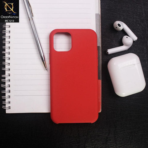 iPhone 11 Pro - Red - Soft Shockproof Sillica Gel Case